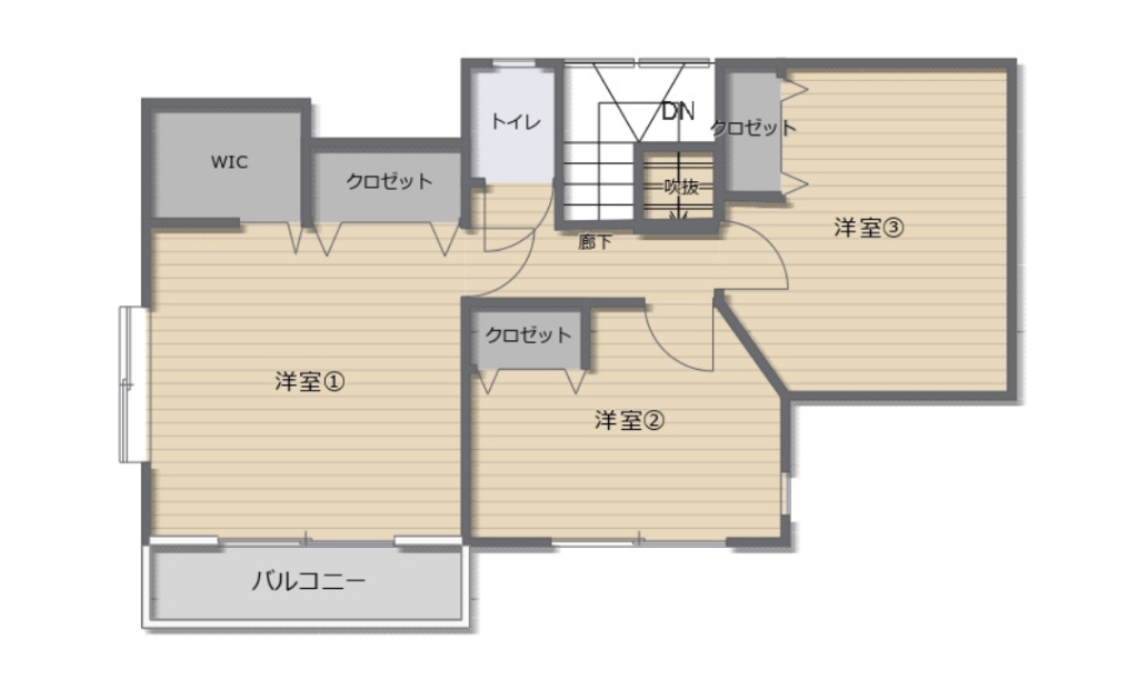 間取り図（2F）